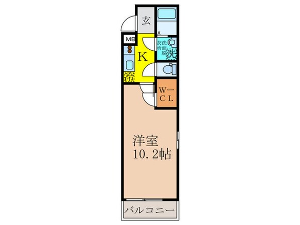 フジパレス吹田イ－ストⅢ番館の物件間取画像